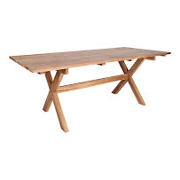 House Nordic Murcia utebord återvunnen teak natur 200x90 cm